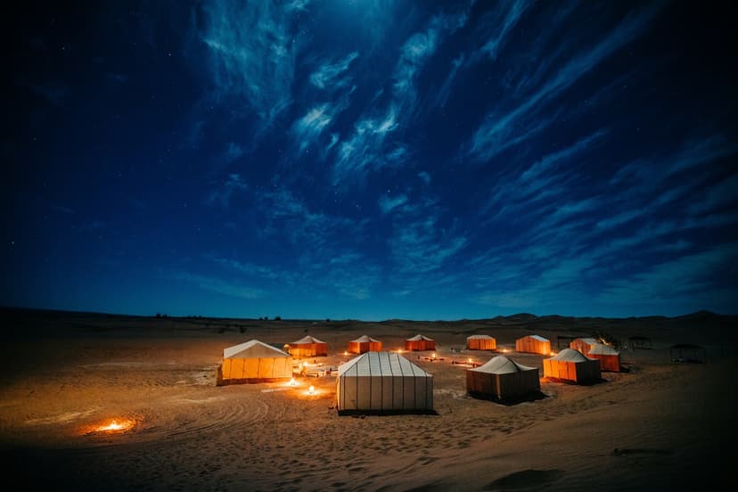A Night in a Sahara Desert Camp: What It's Actually Like