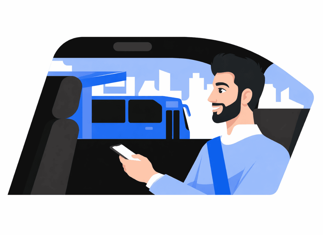 Driver with phone